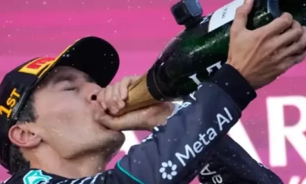 En final película, Russell venció a Verstappen en F1