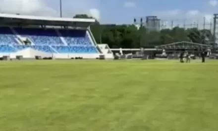 Ministro Kelvin Cruz presenta el ámbito verde del Estadio Félix Sánchez 72 horas luego del evento exquisito