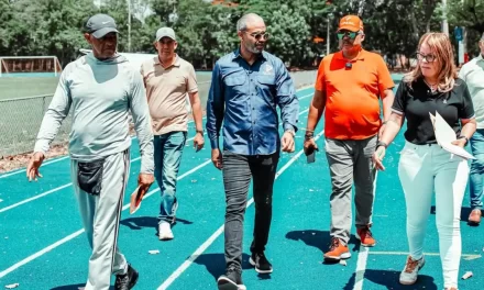 INEFI remoza pista atletismo que usan miles atletas de SFM