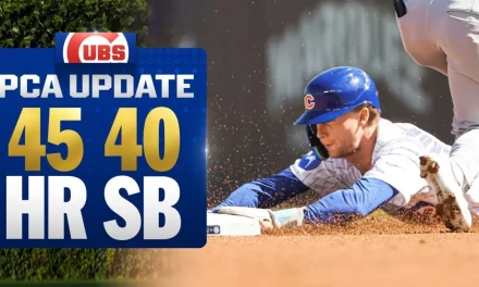 ¡40-40 para Crow-Armstrong! El figura de los Cubs es el séptimo atleta en el exclusivo club