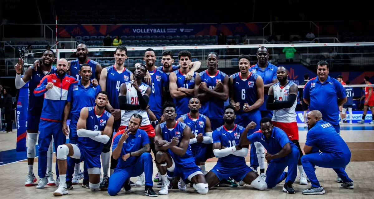 Cuba celebra la envés de su selección de balonvolea masculino al proscenio altanero