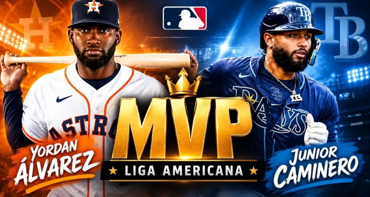 El WPA coloca a Yordan Álvarez por delante de Caminero para el MVP