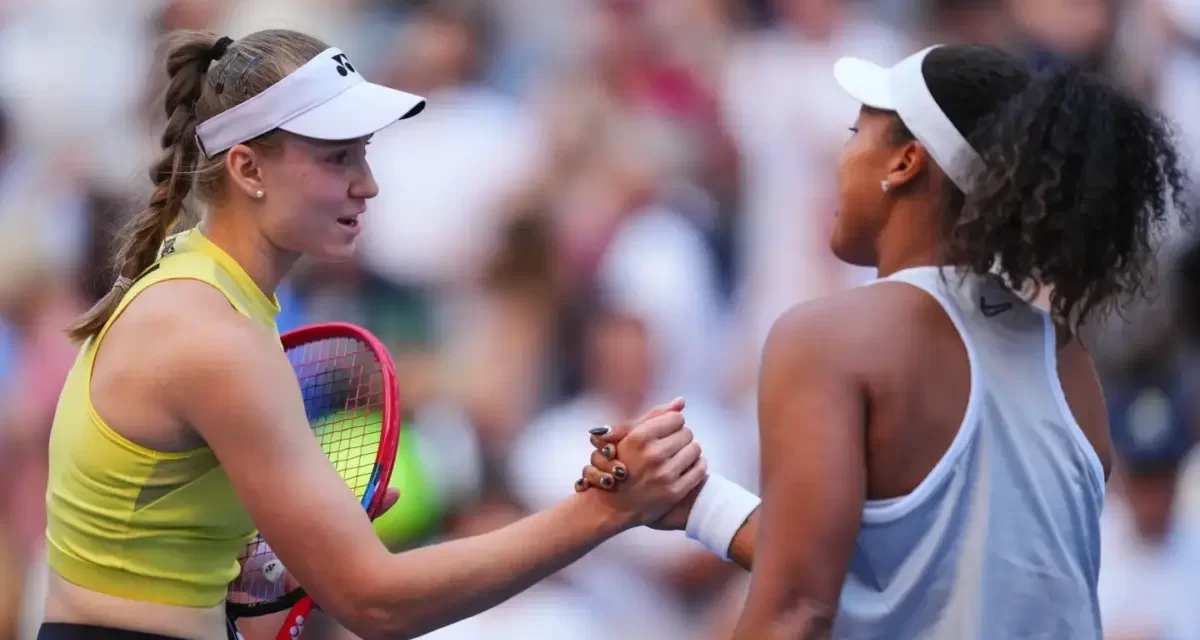 Rybakina supera a Osaka y se enfrentará a Zheng en los cuartos de final del US Open