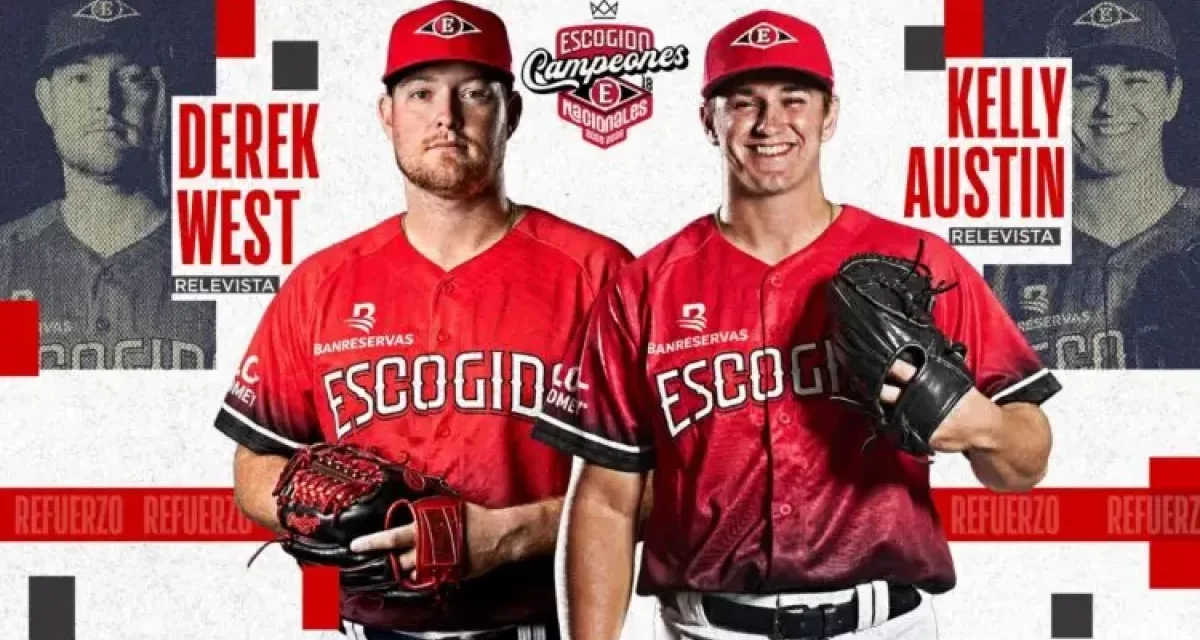 El Escogido contrata a los lanzadores Derek West y Kelly Austin