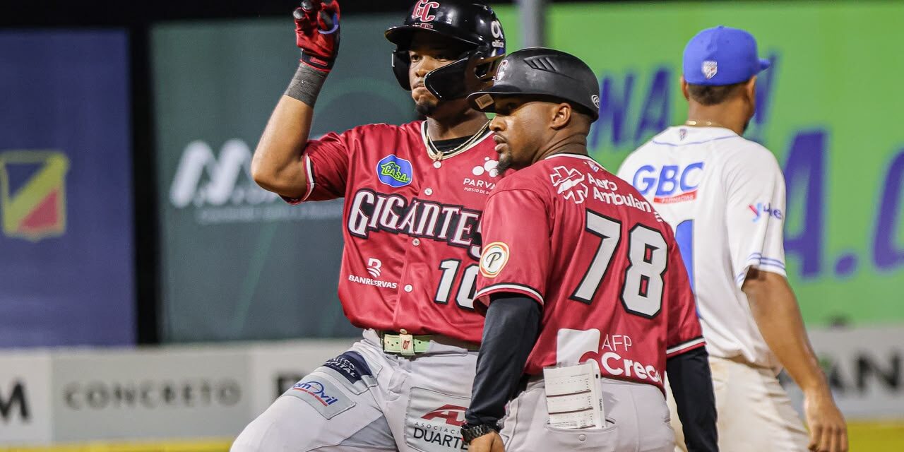 Rojas dispara 2 jonrones y lidera paliza de los Gigantes sobre el Licey