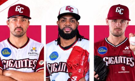 Gigantes del Cibao anuncian sus abridores para los próximos tres compromisos | De Zaguero Minuto
